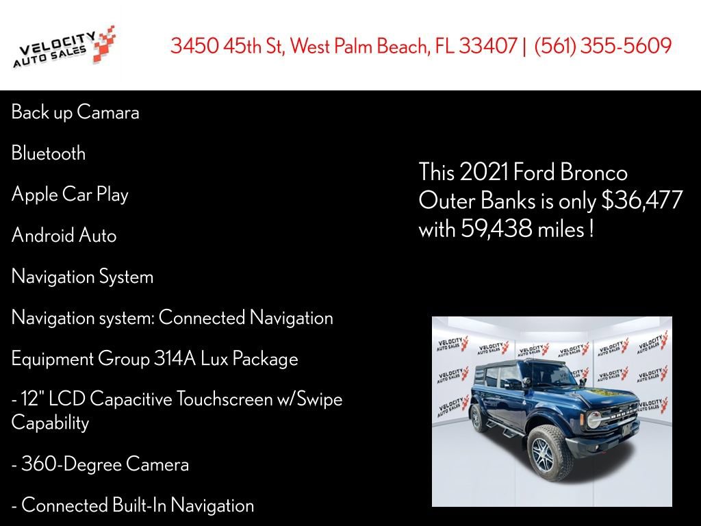 Used 2021 Ford Bronco Outer Banks image 35