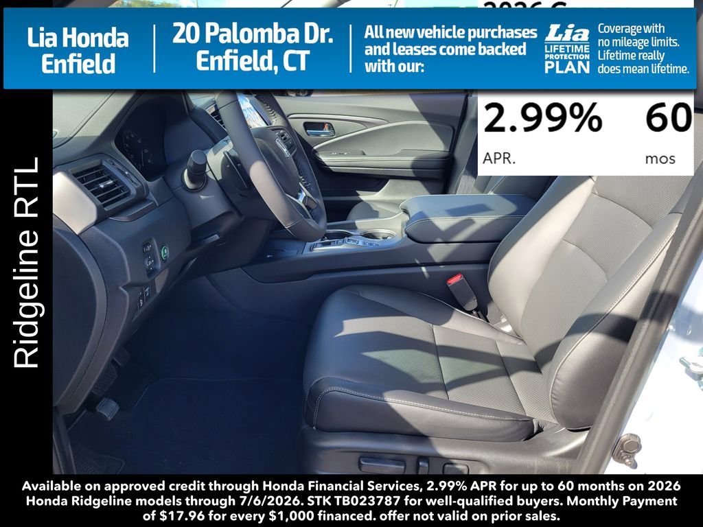 New 2026 Honda Ridgeline RTL image 13