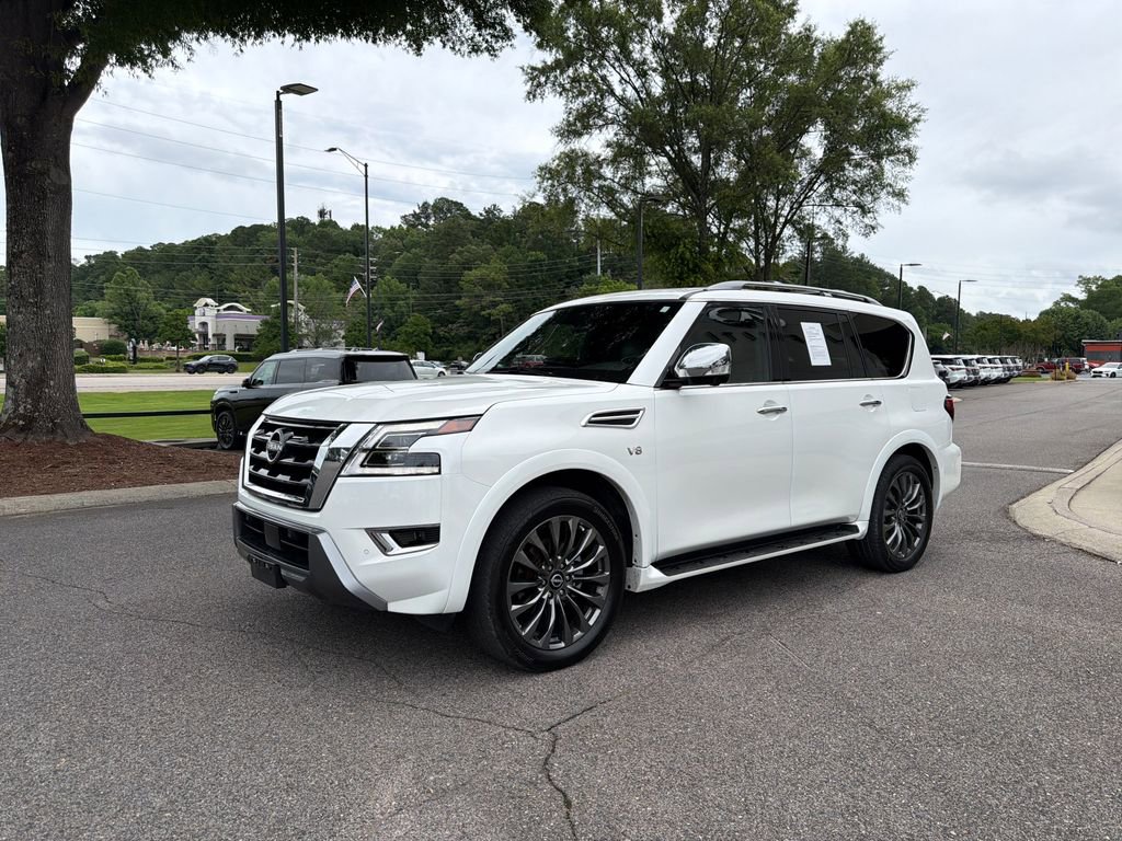 Used 2022 Nissan Armada Platinum w/ Captain's Chairs Package RWD image 5