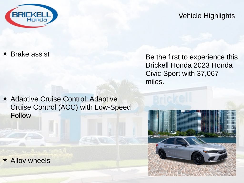 Certified 2023 Honda Civic Sport image 9