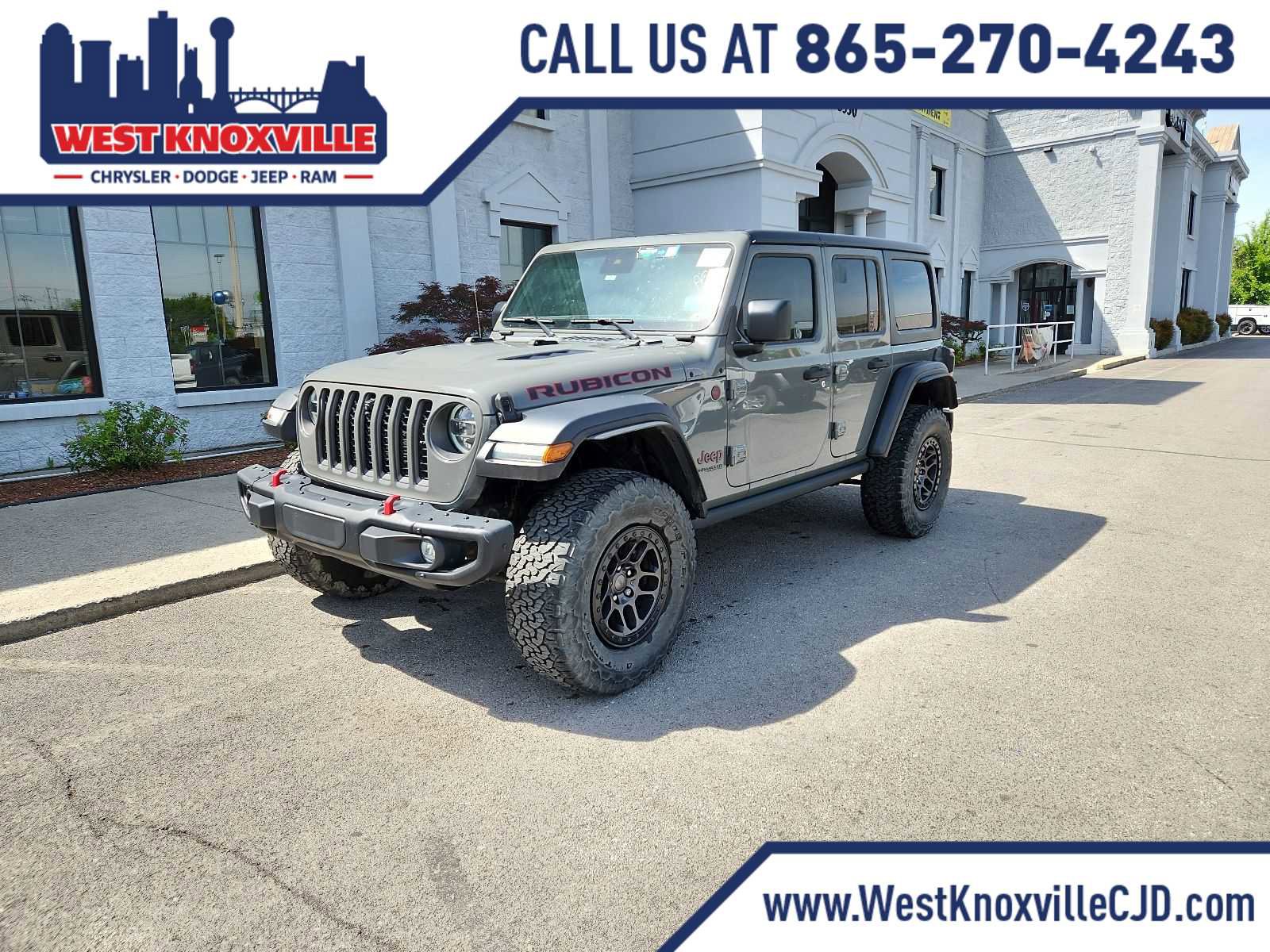 Certified 2021 Jeep Wrangler Unlimited Rubicon w/ Xtreme Recon 35" Tire Package AWD/4WD image 1