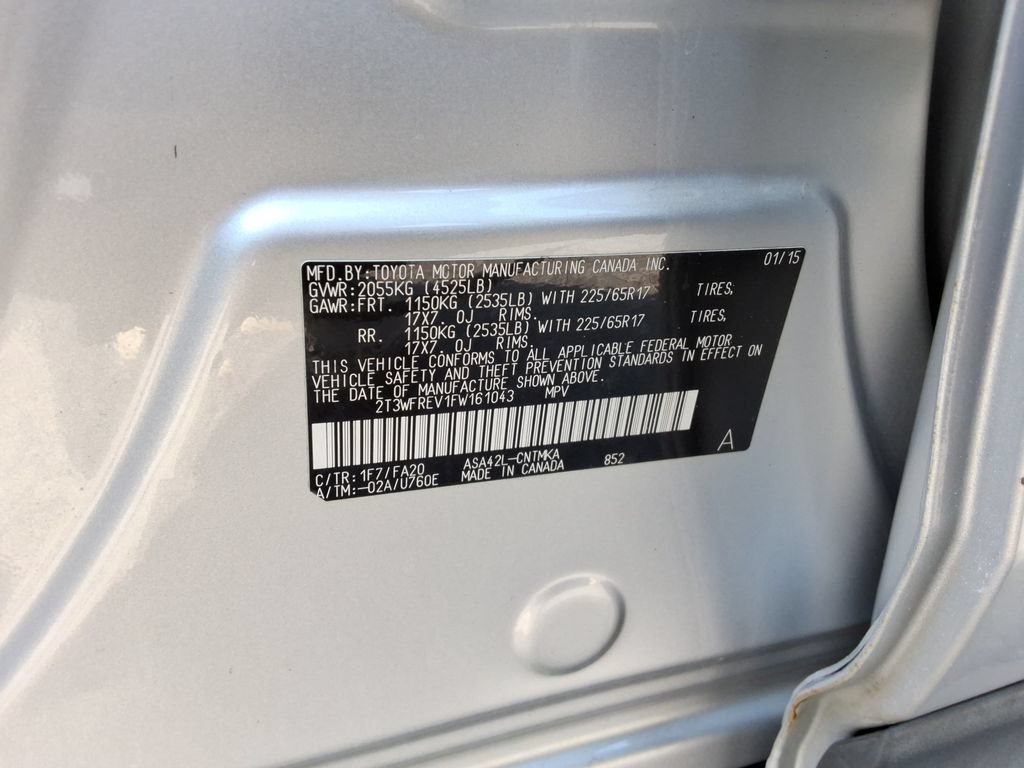 Used 2015 Toyota RAV4 XLE w/ Preferred Accessory Package FWD image 38