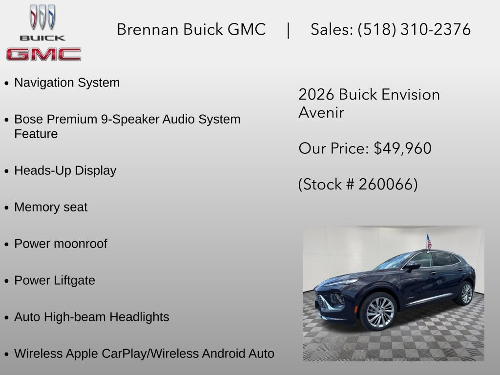 New 2026 Buick Envision Avenir AWD/4WD image 6