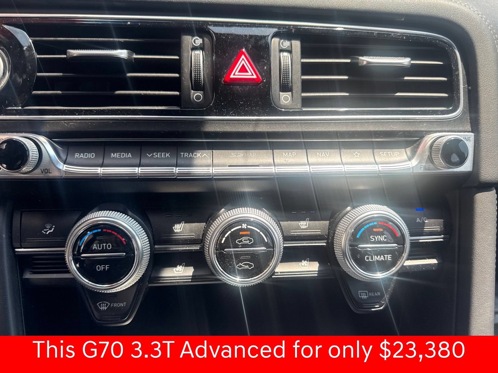 Used 2019 Genesis G70 3.3T Advanced w/ Sport Package RWD image 15