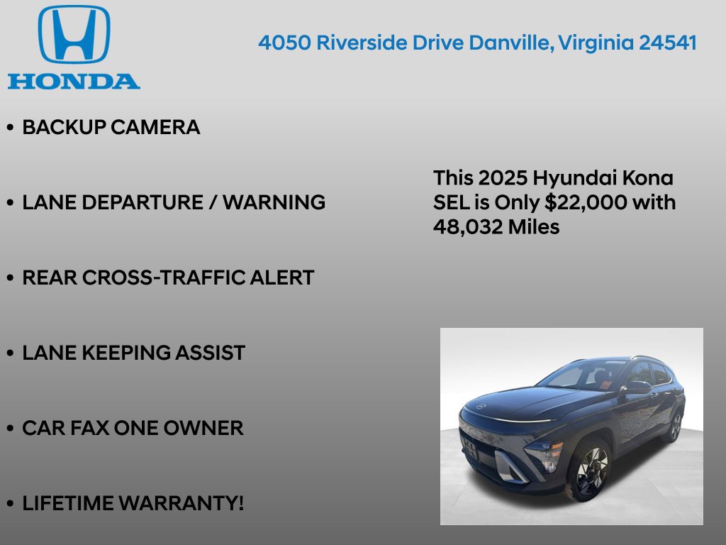 Used 2025 Hyundai Kona SEL AWD/4WD image 12