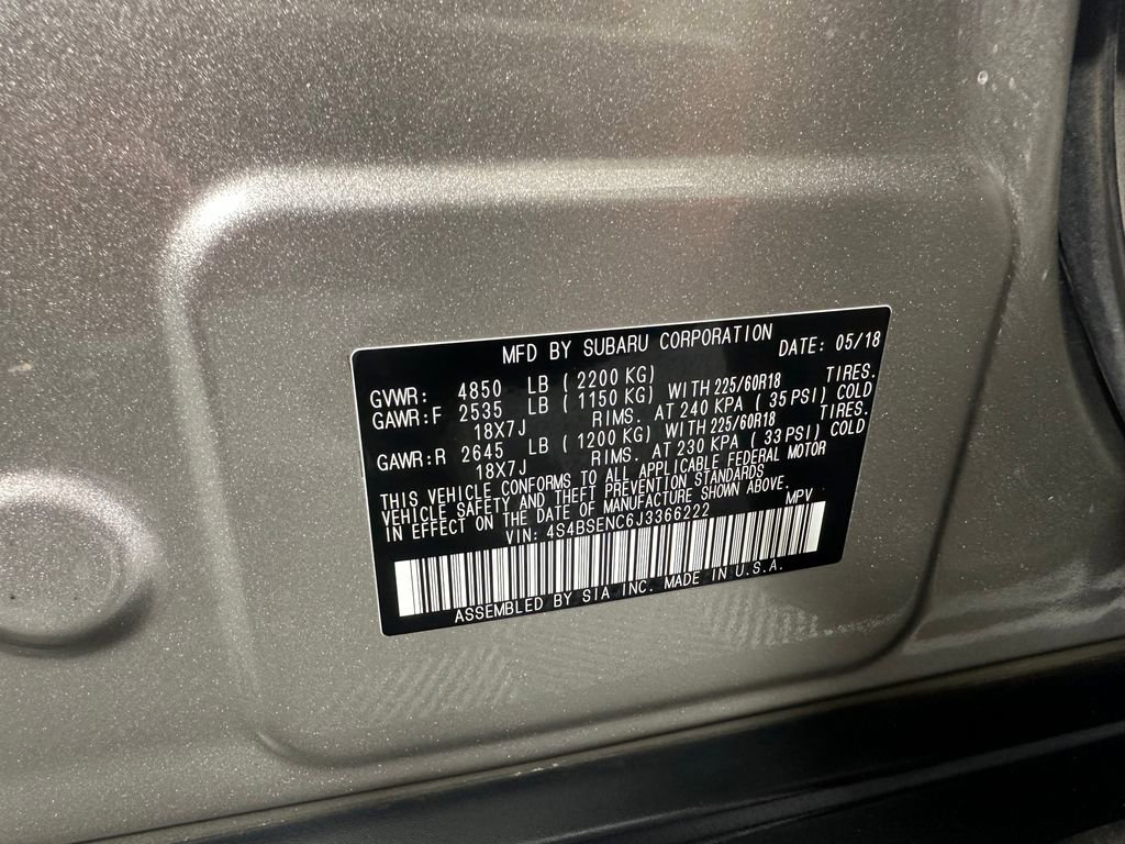 Used 2018 Subaru Outback 3.6R Limited image 34