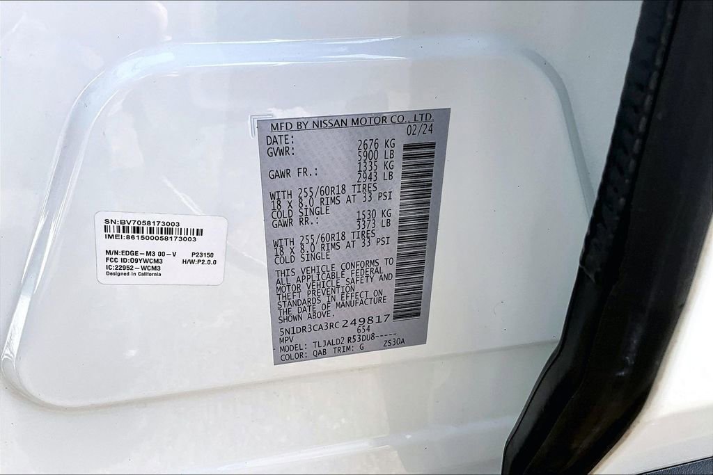 Used 2024 Nissan Pathfinder SL FWD image 36