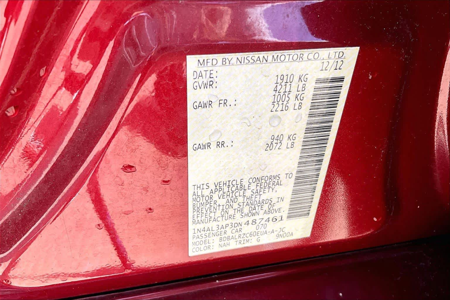 Used 2013 Nissan Altima 2.5 S FWD image 32