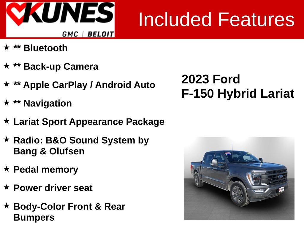 Used 2023 Ford F150 Lariat w/ Equipment Group 502A High AWD/4WD video 2