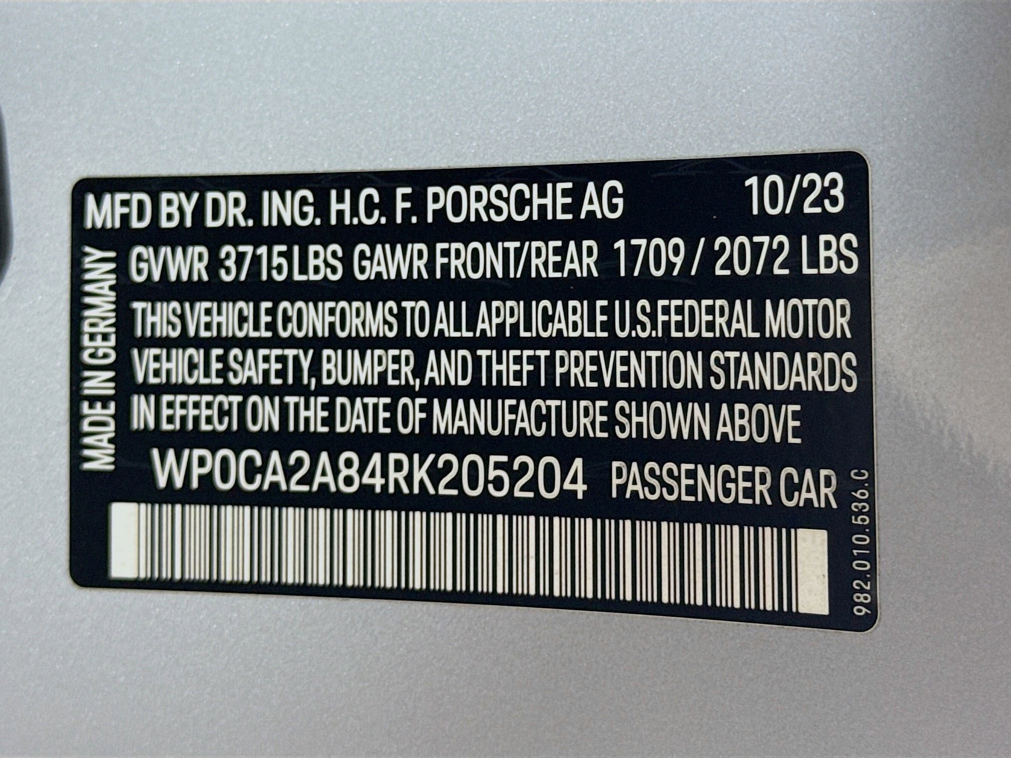 Certified 2024 Porsche 718 Boxster image 25