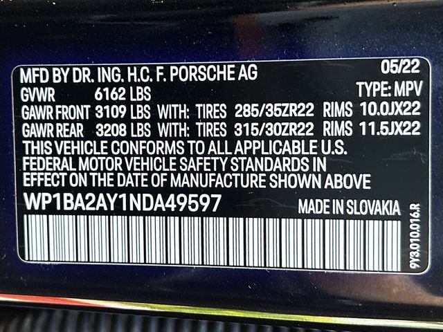 Used 2022 Porsche Cayenne Platinum Edition AWD/4WD image 35