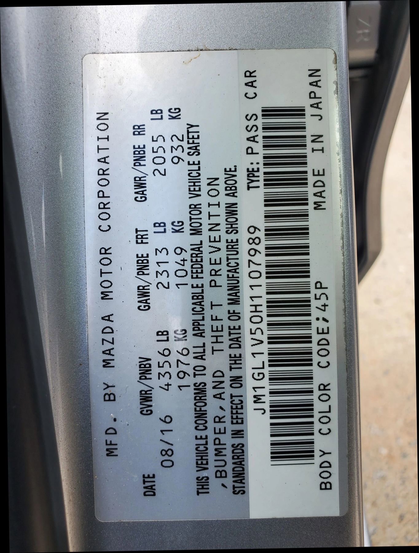 Used 2017 MAZDA MAZDA6 Touring FWD image 65