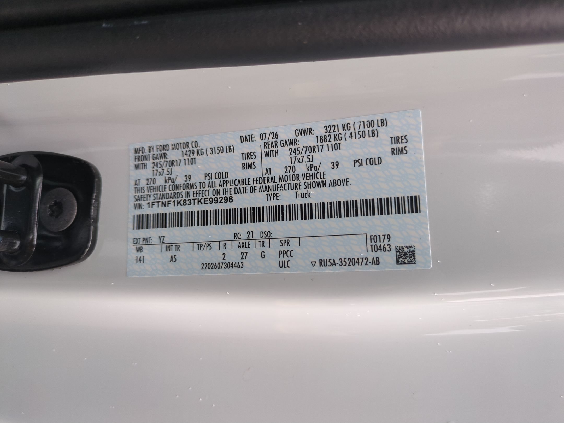 New 2026 Ford F150 XL w/ Equipment Group 103A High RWD image 29