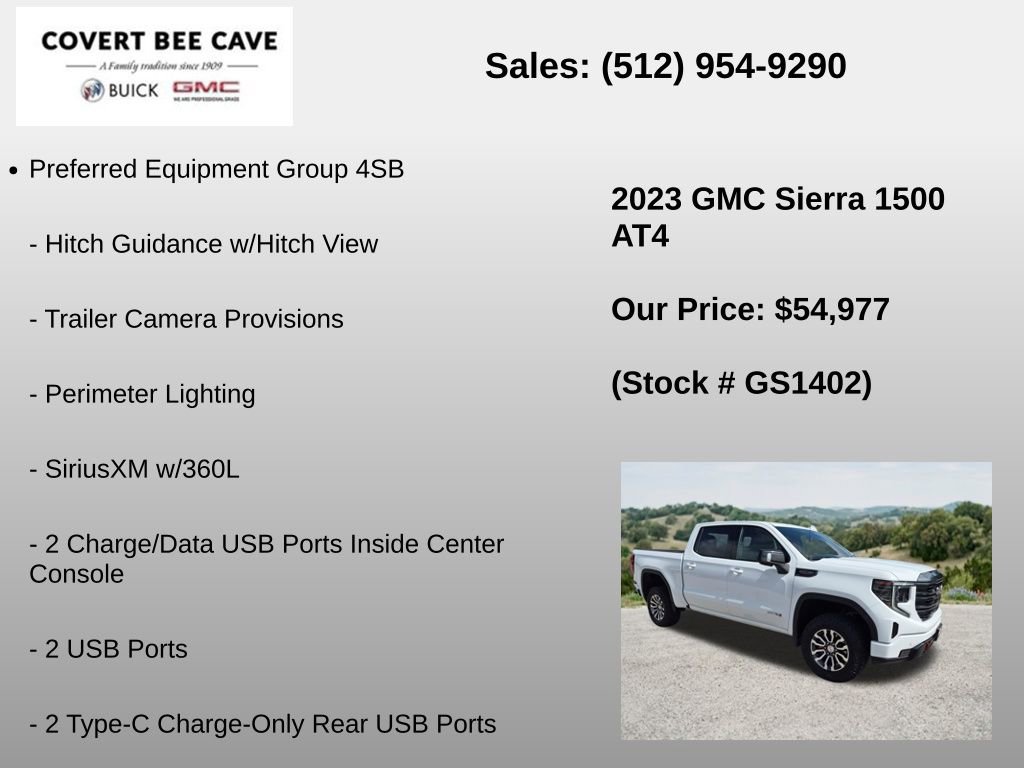 Used 2023 GMC Sierra 1500 AT4 AWD/4WD image 30