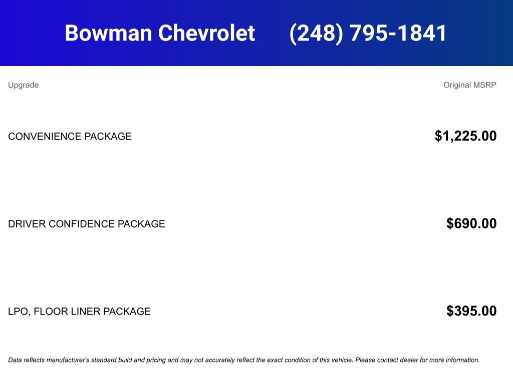 New 2025 Chevrolet Blazer LT w/ Convenience Package image 4