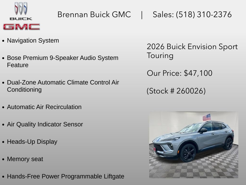 New 2026 Buick Envision Sport Touring AWD/4WD image 12