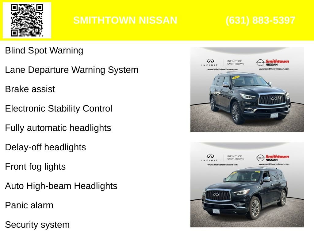 Used 2019 INFINITI QX80 Luxe w/ 22" Wheel Package image 10