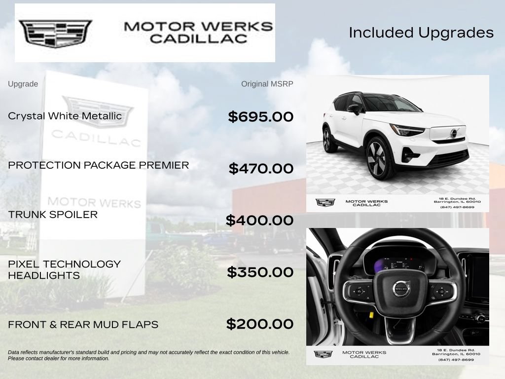 Used 2023 Volvo XC40 Recharge Ultimate w/ Protection Package Premier AWD/4WD image 8
