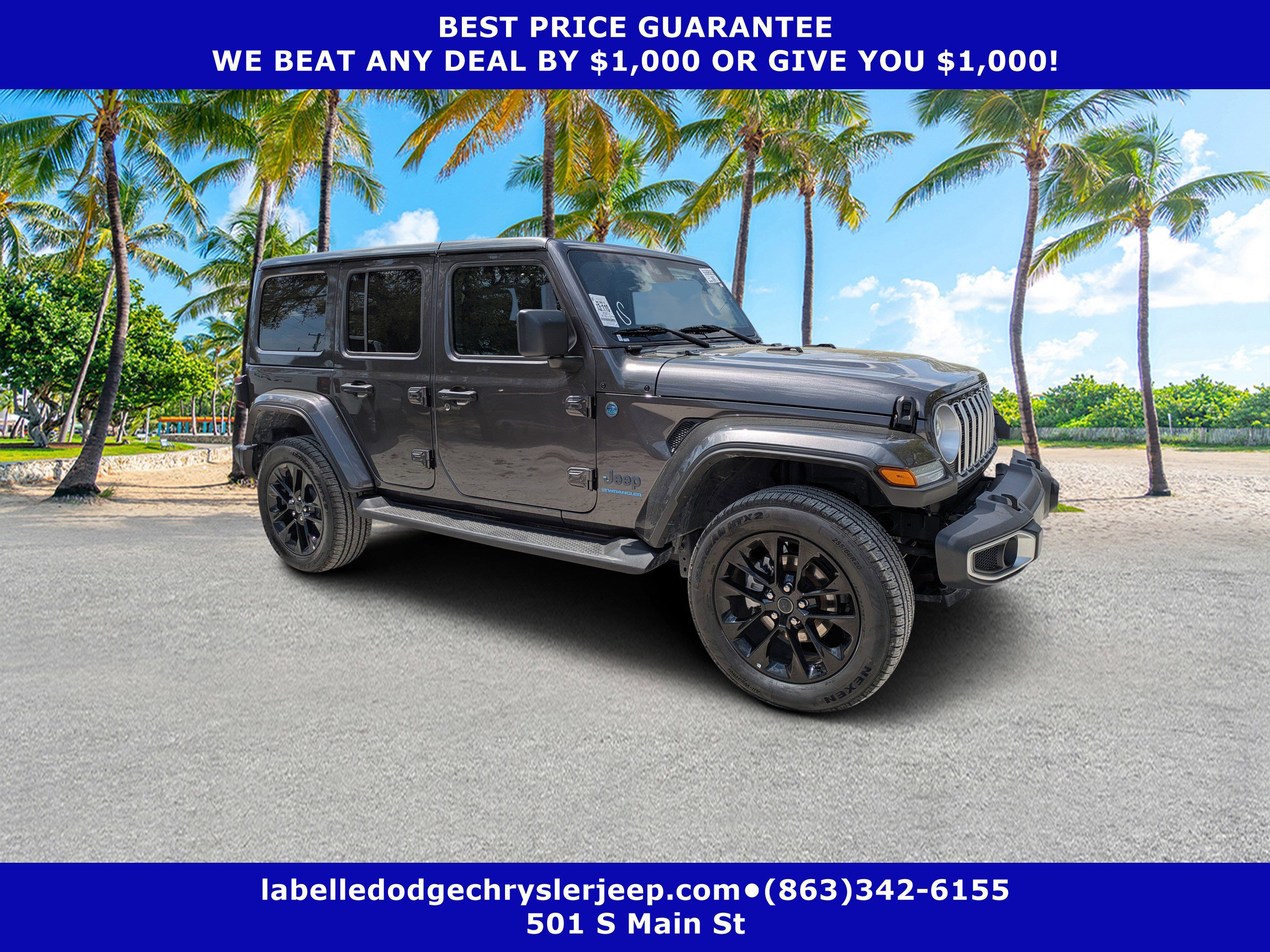 Certified 2025 Jeep Wrangler Unlimited Sahara AWD/4WD image 1