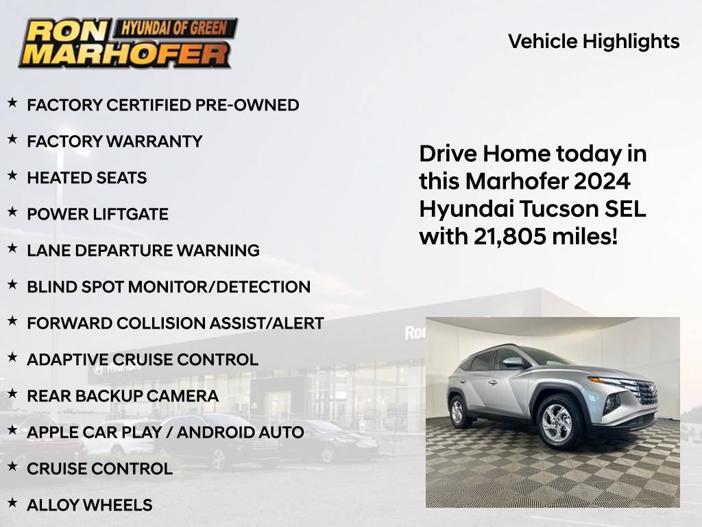 Certified 2024 Hyundai Tucson SEL FWD image 16
