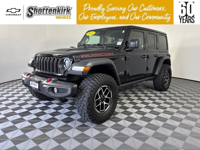 Used 2024 Jeep Wrangler Unlimited Rubicon w/ Technology Group AWD/4WD image 1