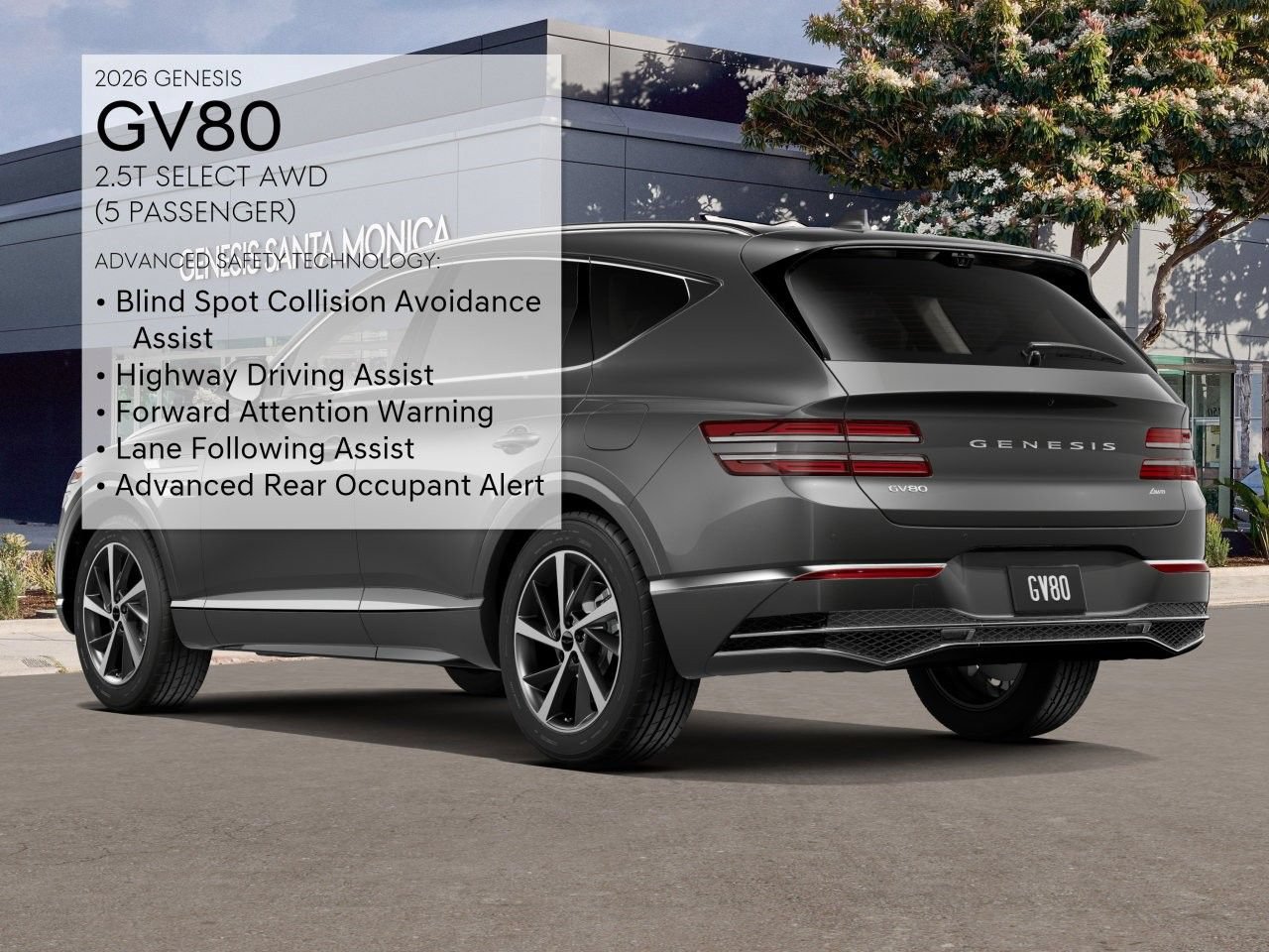 New 2026 Genesis GV80 2.5T Select AWD/4WD image 8