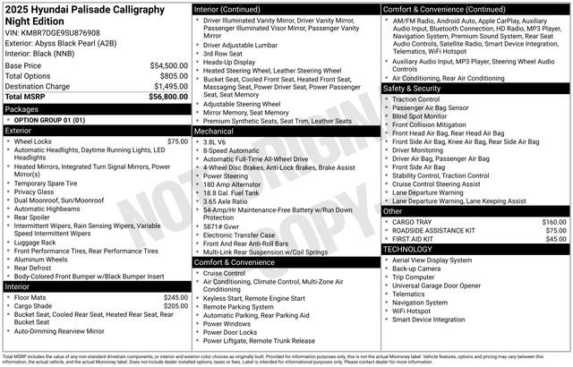 Used 2025 Hyundai Palisade Calligraphy image 5