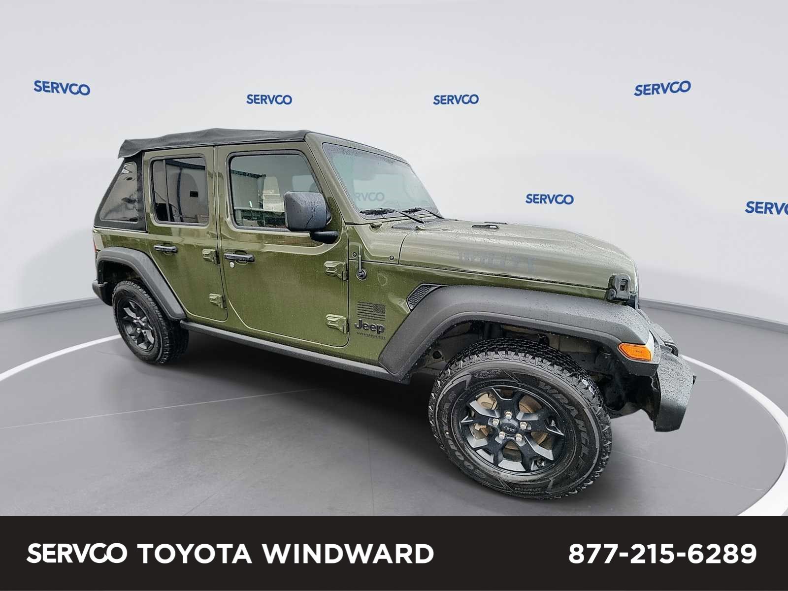 Used 2021 Jeep Wrangler Unlimited Willys image 1
