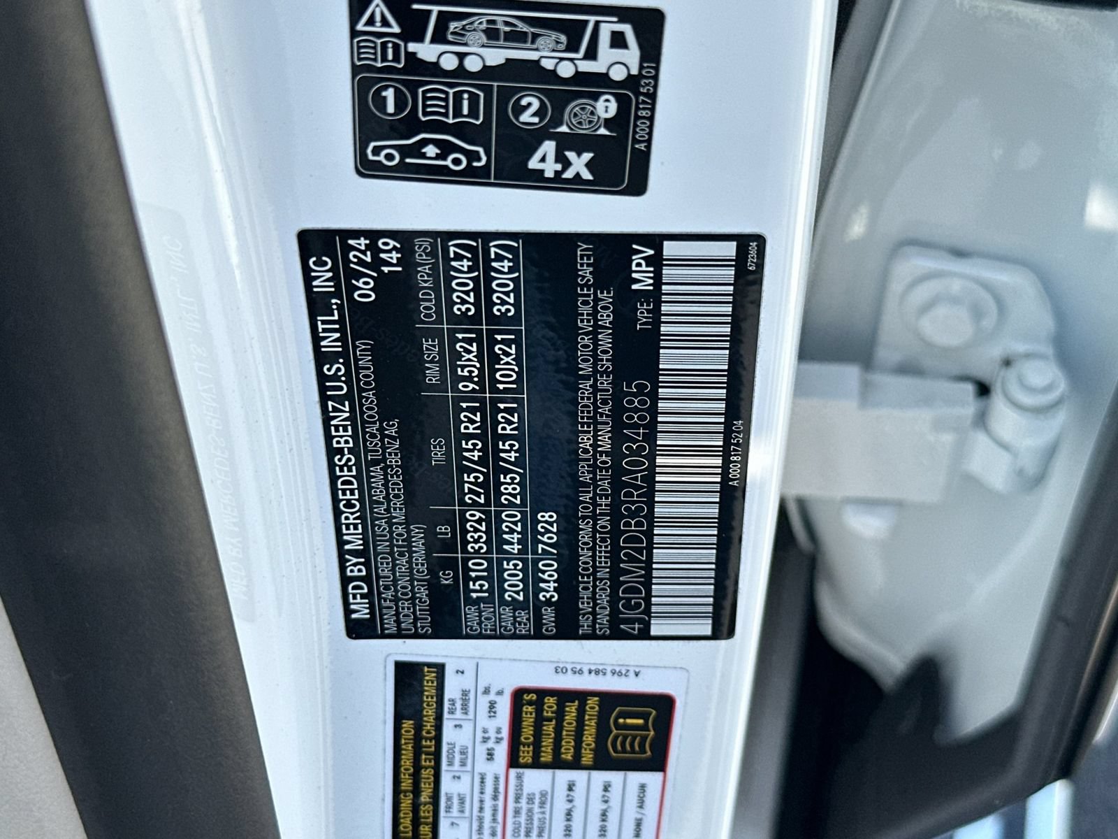 Certified 2024 Mercedes-Benz EQS 450+ SUV image 36