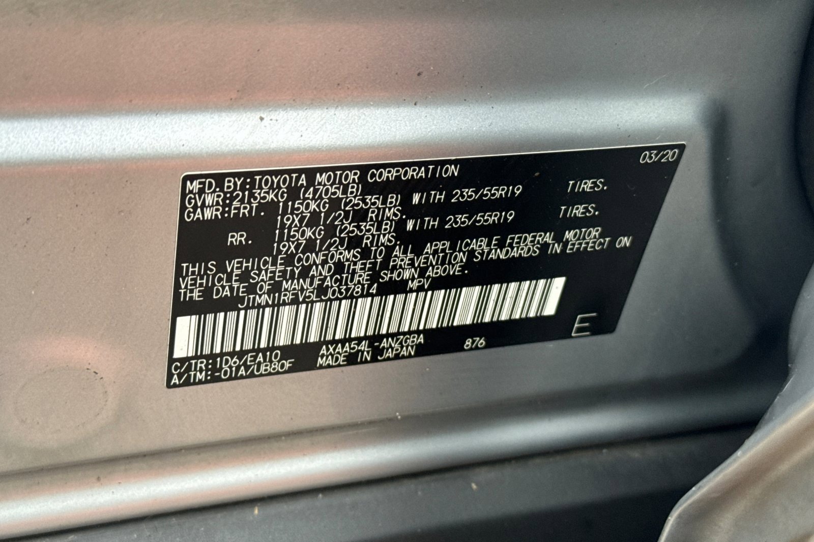 Used 2020 Toyota RAV4 Limited image 56