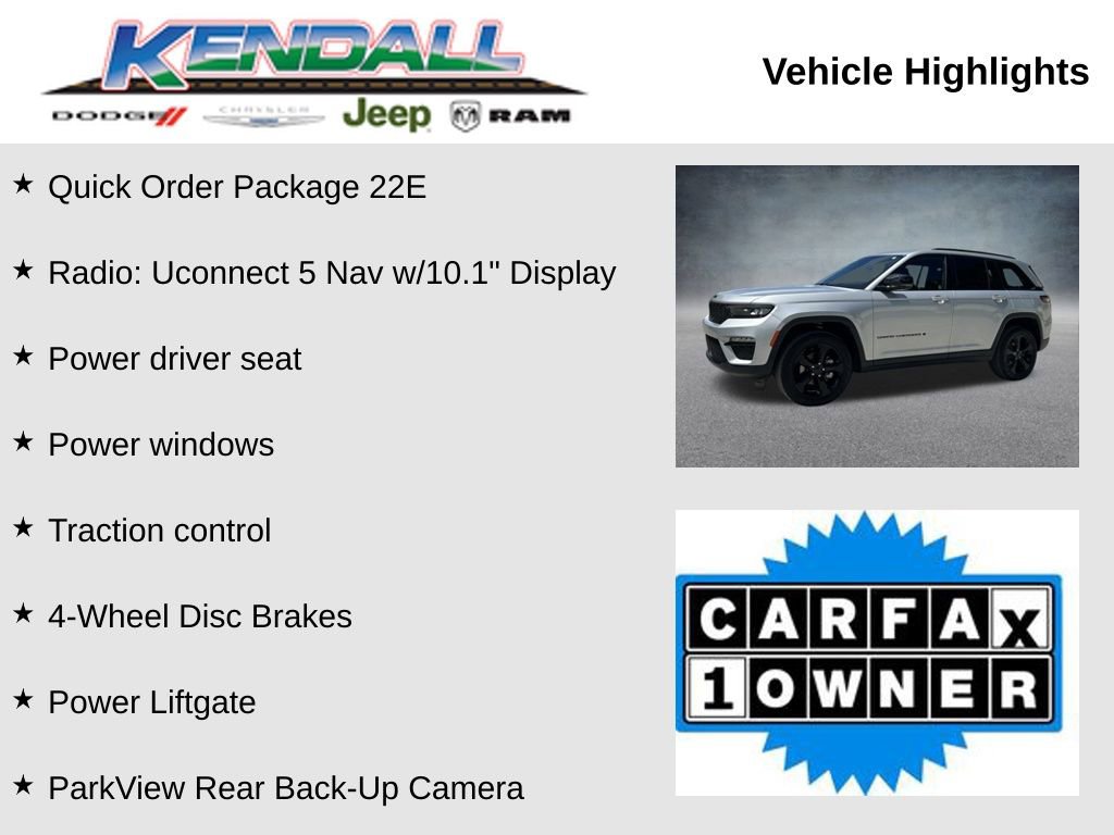 Certified 2024 Jeep Grand Cherokee Limited w/ Black Appearance Package image 4