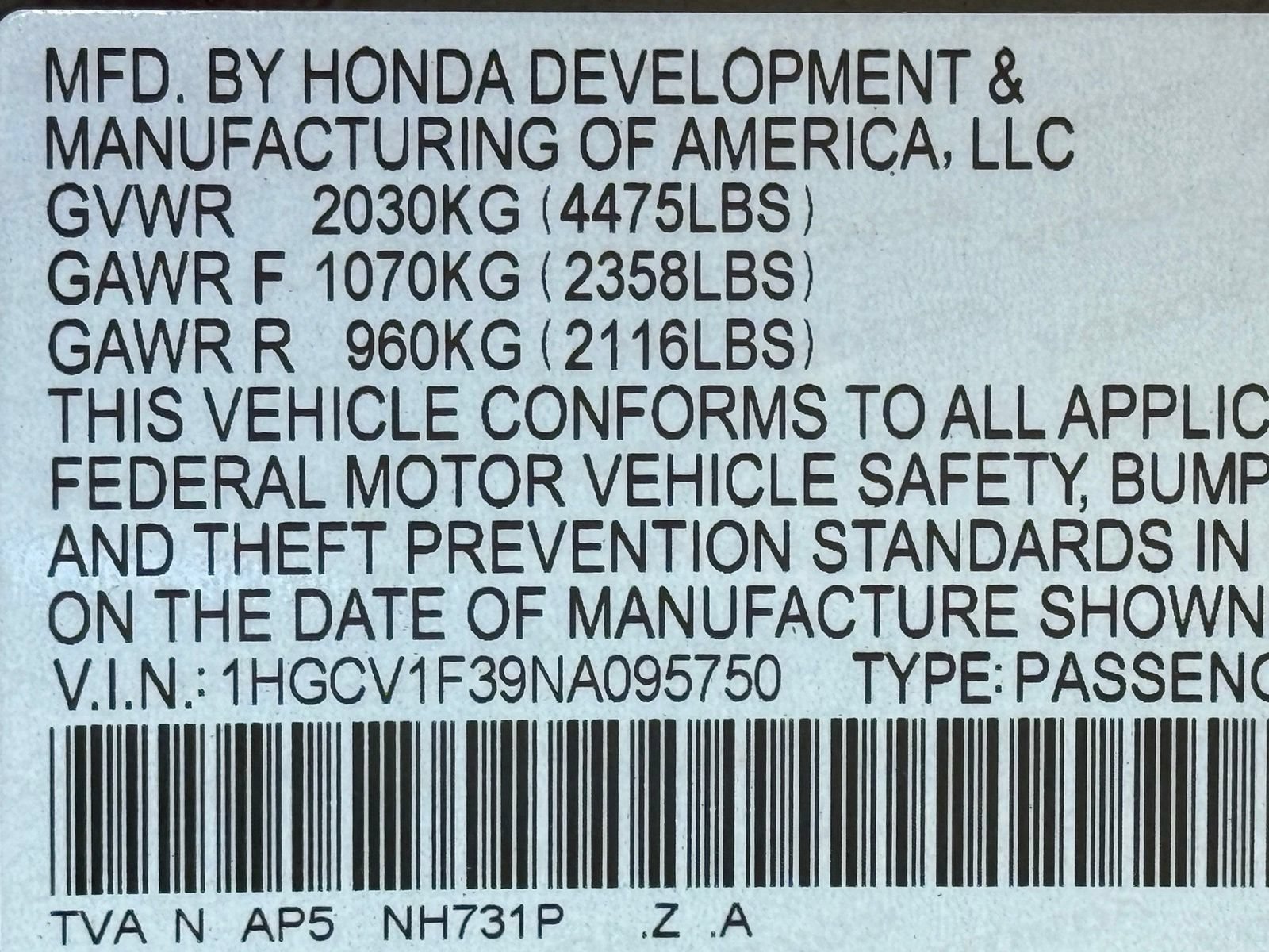 Used 2022 Honda Accord Sport image 49