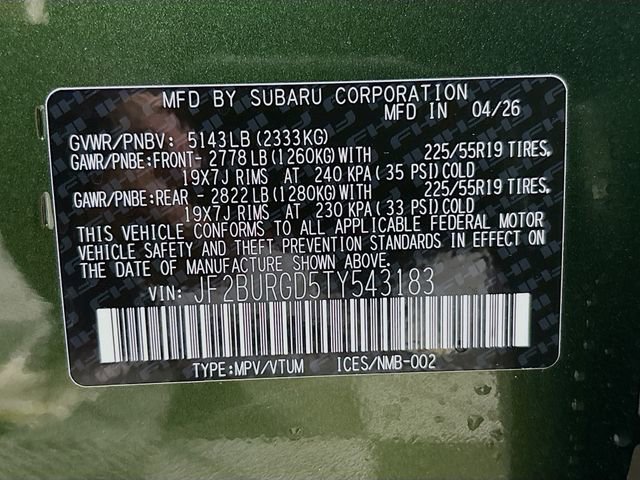 New 2026 Subaru Outback Limited XT AWD/4WD image 33