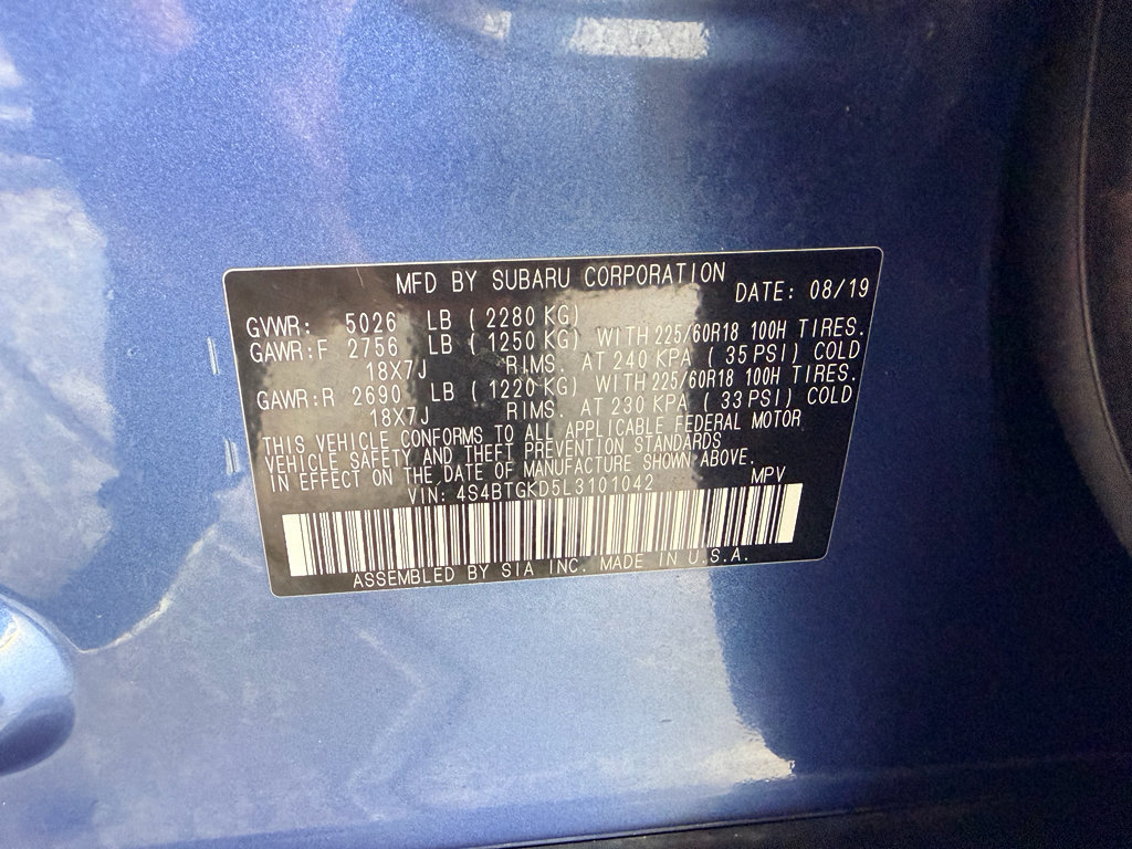 Used 2020 Subaru Outback Onyx Edition XT AWD/4WD image 32