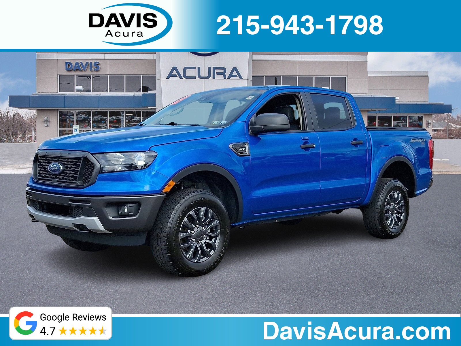 Used 2023 Ford Ranger XLT w/ Equipment Group 302A High