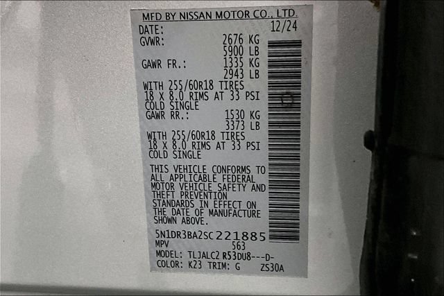 Used 2025 Nissan Pathfinder SV FWD image 40