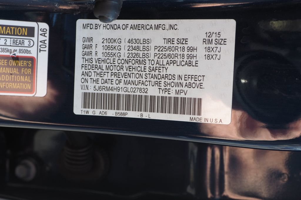 Used 2016 Honda CR-V Touring image 30