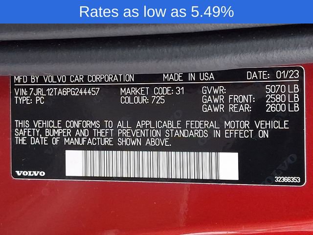 Certified 2023 Volvo S60 B5 Ultimate image 28