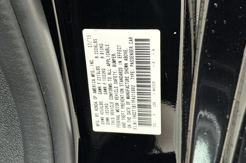 Used 2015 Honda Accord EX image 33
