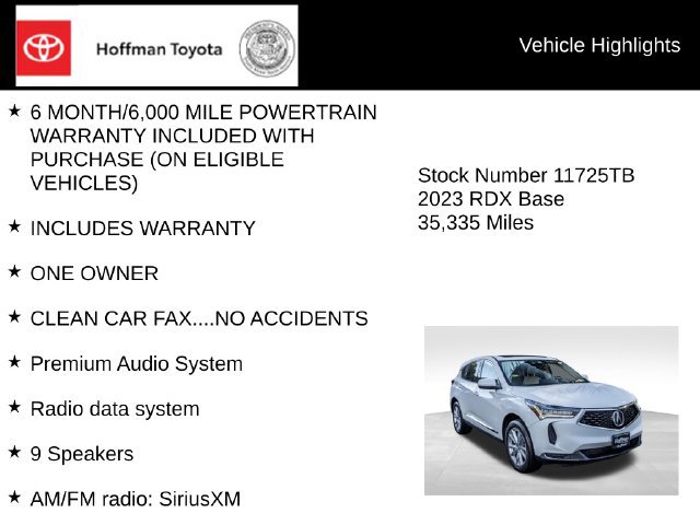 Used 2023 Acura RDX AWD image 5