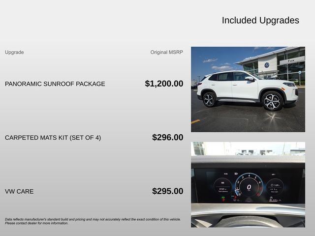 Used 2025 Volkswagen Tiguan SE w/ Panoramic Sunroof Package AWD/4WD image 4