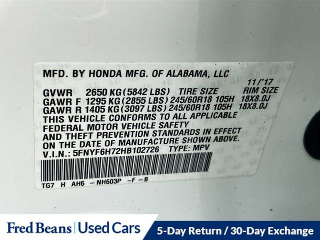 Used 2017 Honda Pilot EX-L image 34