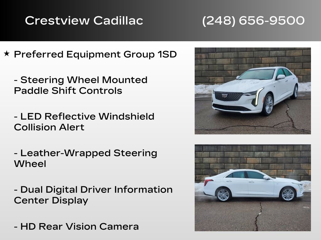 Certified 2023 Cadillac CT4 Premium Luxury w/ Climate Package image 12