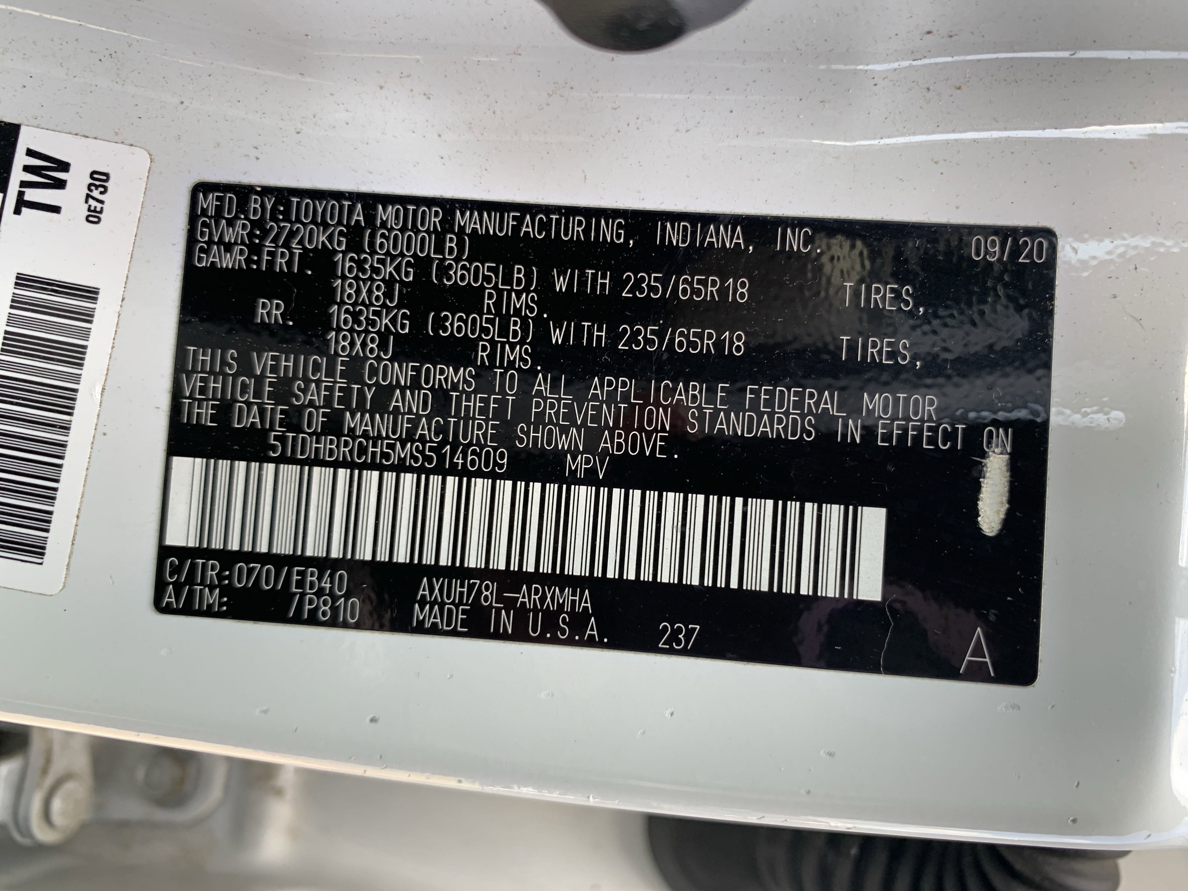 Used 2021 Toyota Highlander XLE image 36