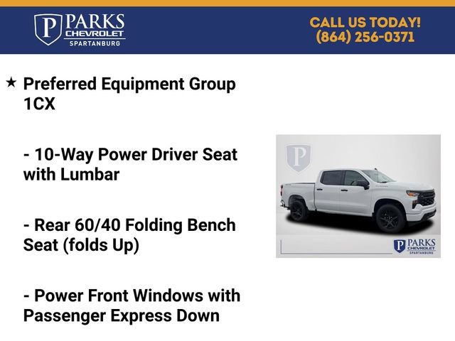 New 2026 Chevrolet Silverado 1500 Custom w/ LPO, Dark Essentials Package AWD/4WD image 4