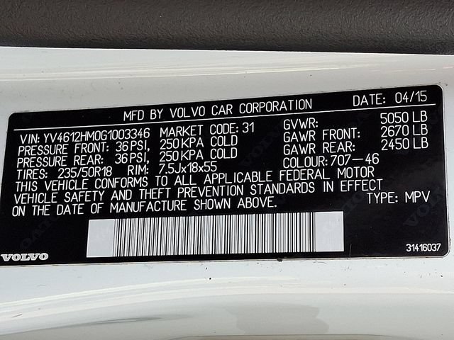 Used 2016 Volvo V60 T5 Cross Country Platinum AWD/4WD image 28