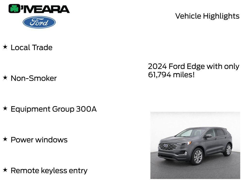 Used 2024 Ford Edge Titanium AWD/4WD image 7
