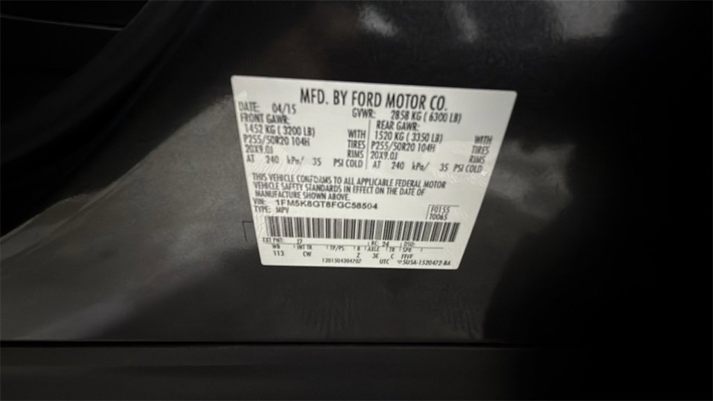 Used 2015 Ford Explorer Sport w/ Equipment Group 401A image 39