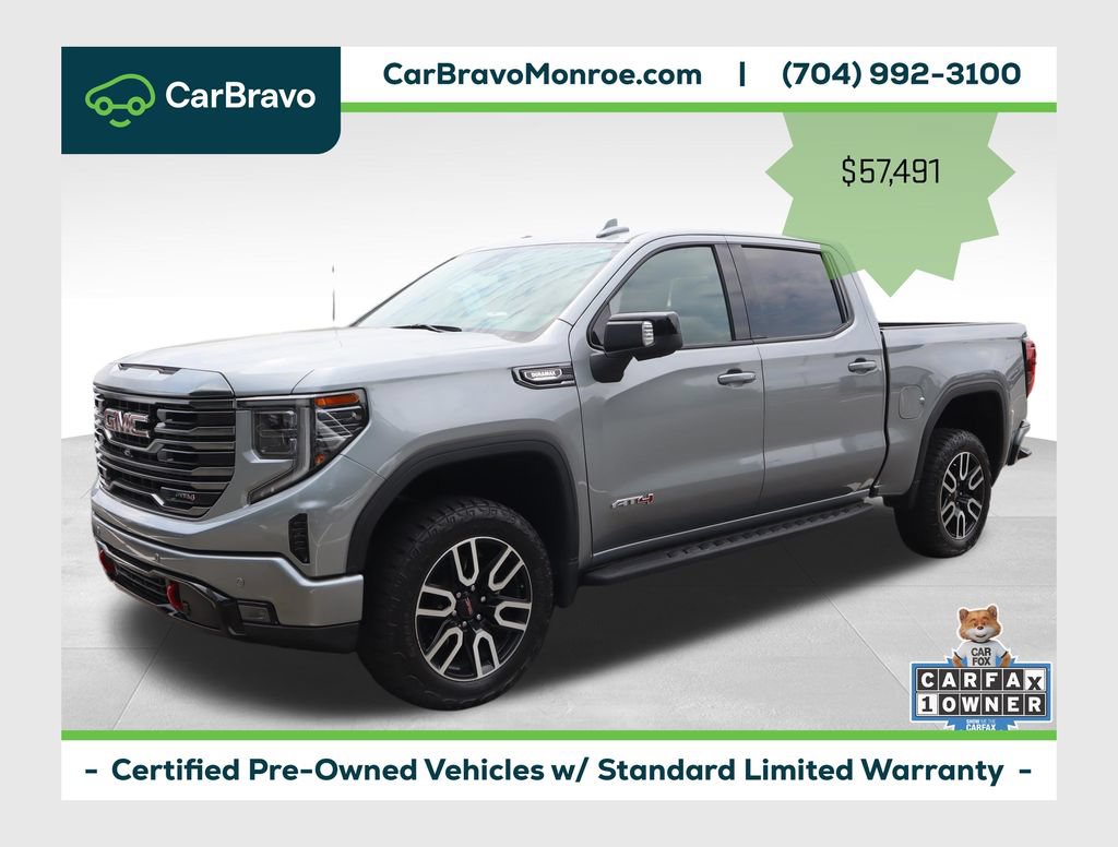 Certified 2024 GMC Sierra 1500 AT4 w/ Technology Package AWD/4WD image 1