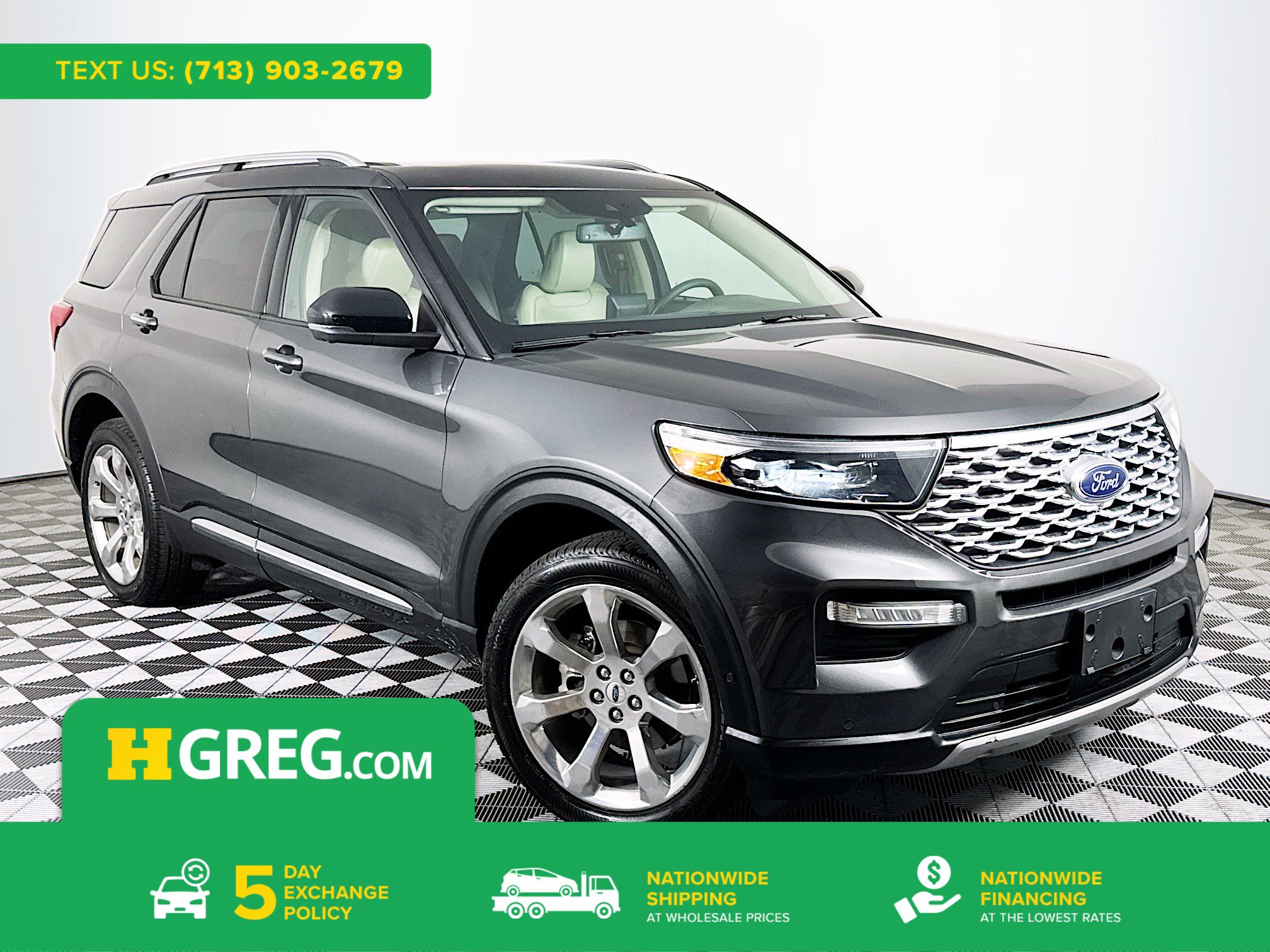 Used 2020 Ford Explorer Platinum w/ Premium Technology Package image 1